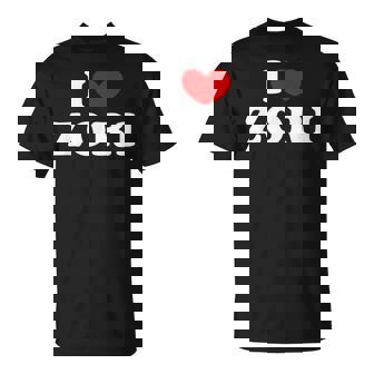 I Love Zori Amo Zori Camiseta unisex - Regaloses