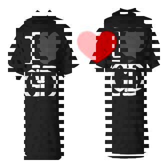 I Love ハート Gd Tシャツ - Kawaiitshirt