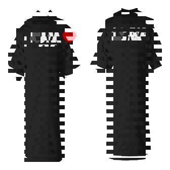 I Love ハート Java Tシャツ - Kawaiitshirt