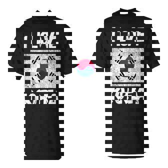 I Love 韓国 韓国 家族 旅行 お土産 Tシャツ - Kawaiitshirt
