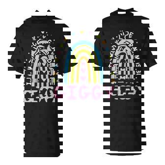 Lovely Hearts Rainbow In A World Full Of Grandmas Be Giggy T-Shirt - Monsterry