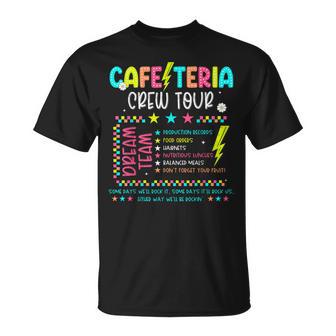 Lunch Lady Squad Back To School Tour Cafeteria Crew Tour T-Shirt - Monsterry