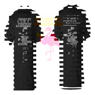 Lustige Party Gadgets Lage Ist Besäufniserregend Flamingo T-Shirt - Geschenkecke
