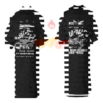 Lustiges Grillen Bbq Bauch Bein Po Männer Workout T-Shirt - Geschenkecke