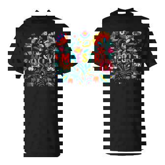 Maestra Flowers Spanish Teacher Cinco De Mayo T-Shirt | Mazezy