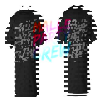 Malle Party Crew Groups Motif Mallorca Party Holiday T-Shirt - Seseable