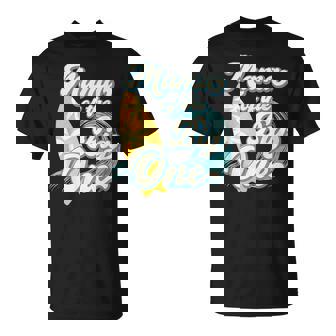 Mama Of The Big One Wave Surf 1St Birthday Boy Girl Family T-Shirt | Seseable UK