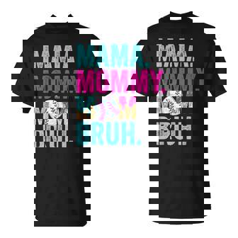 Mama Mommy Mom Bruh Baseball Mom Drip Ice Cream T-Shirt | Mazezy