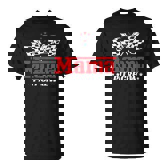 Mama Pit Crew Race Car Birthday Party Racing Mother's Day T-Shirt - Monsterry