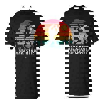 Mama Squatch Bigfoot Mom Sasquatch Family Matching Costume T-Shirt - Seseable