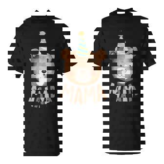 Mama Teddy Bear 1St Birthday Boy Girl Family Matching Party T-Shirt - Thegiftio