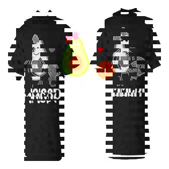 Mamacado Cute Avocado Pregnant Mom Women T-Shirt - Monsterry