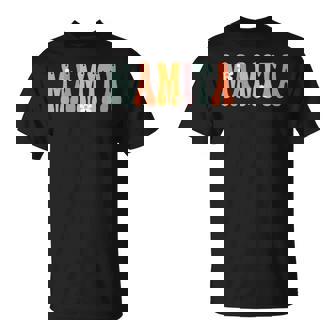 Mamita Retro Groovy Print Mom Cute Grandma T-Shirt - Monsterry