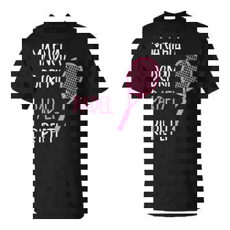 Mangia Dormi Padel Ripeti Giocatore Di Tennis Maglietta - Novitaregali