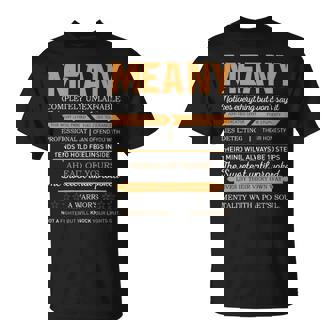 Meany Completely Unexplainable Notices Everything But Won’T Say It Name T-Shirt | Seseable UK