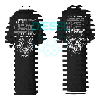 Mechanic Lovemell Of Diesel In Morning Car Auto メンズ Tシャツ - Kawaiitshirt
