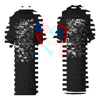 Medical Assistant Sunflower American Flag 4Th Of July T-Shirt - Monsterry