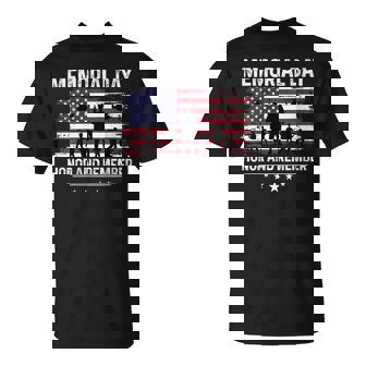 Memorial Day Honor And Remember Women T-Shirt - Monsterry