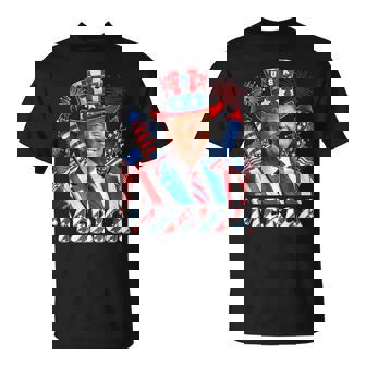 'Merica Trump Happy 4Th Of July Trump American Flag T-Shirt | Mazezy