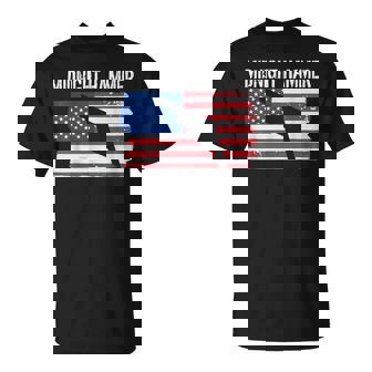 Midnight Hammer B-2 Stealth Jet Operation Usa Flag 4Th July T-Shirt | Mazezy