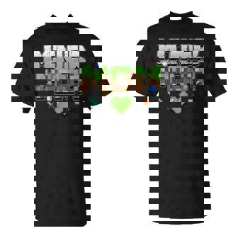 Miner Mom Mother's Day Pixel Gaming Family T-Shirt - Monsterry
