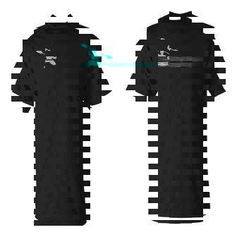 Minimaliste Faire Kayak Dessin Abstrait Kayakiste T-Shirt - Cadeauxyz