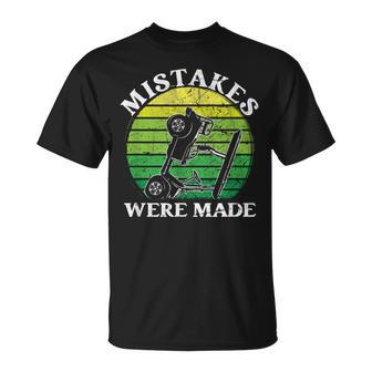 Mistakes Were Made Golfcart Golfing Dad Men T-Shirt - Thegiftio UK