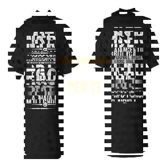 Mister Calcio Allenatore Calcio Divertente Regalo Maglietta - Novitaregali