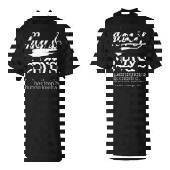 Mom Of 2 Boys Less Drama Than Girls Cute Mother's Day T-Shirt - Monsterry