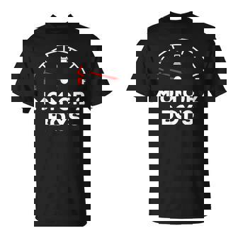 Mom Of 2 Boys Running On Empty T-Shirt | Mazezy