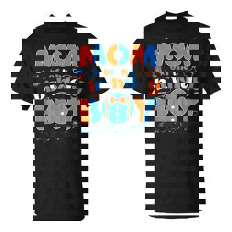 Mom Of The Birthday Boy Matching Family Blippy T-Shirt | Seseable UK