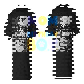 Mom Of The Birthday Boy Matching Family Party Dog Lover T-Shirt - Thegiftio UK