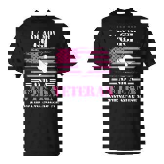 I Am A Mom Gigi And A Veteran Nothing Scares Me Mother's Day T-Shirt - Monsterry