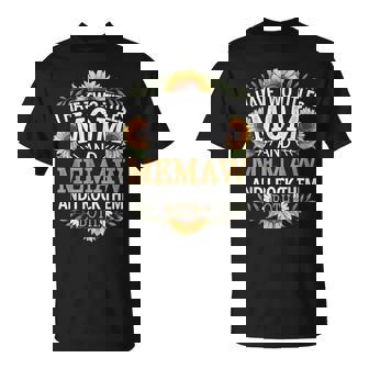 Mom And Meemaw Sunflower Idea T-Shirt - Monsterry