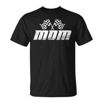Mom Pit Crew Family Racing Birthday Race Car T-Shirt - Thegiftio UK