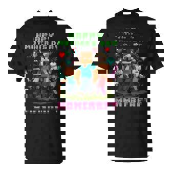 Momcraft Gamer For Happy Mother Day T-Shirt | Mazezy