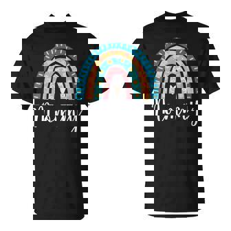 Mommy Rainbow For Mom Family Matching Birthday T-Shirt - Monsterry