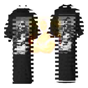 Mona Lisa Bodybuilding Mona Lisa Muscle Gym Workout Tシャツ - Kawaiitshirt