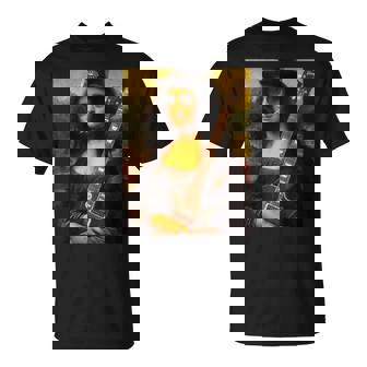 Monalisa Guitarist By Rock N Roll Tシャツ - Kawaiitshirt