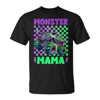 Monster Truck Mom Mama Of The Birthday Boy Family Matching T-Shirt - Thegiftio UK