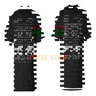 Mother And Son Gaming Partners For Life Video Game Gamer T-Shirt - Monsterry