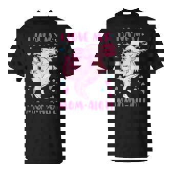 Axolotl Daughter Mama Matching Girls Mom T-Shirt - Thegiftio