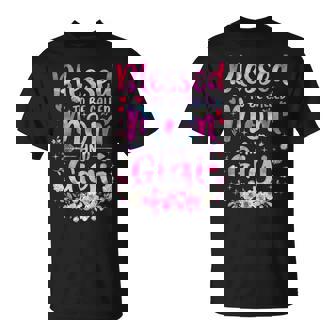 Mother's Day Blessed To Be Called Mom And Gigi Flowers T-Shirt | Mazezy