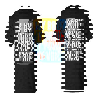 My Body Choice Power Andoice フェミニストポジティブ Tシャツ - Kawaiitshirt