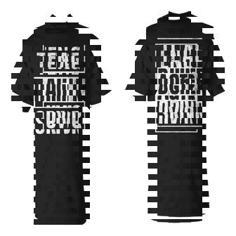 Nage Daughter Survivor Father's Day Present Dad Joke T-Shirt - Monsterry