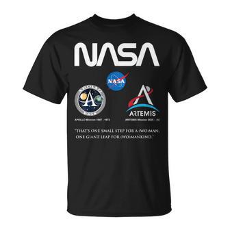 Nasa アポロ アルテミス ミッション ワーム バッジ ロゴ Tシャツ - Kawaiitshirt