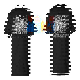 Nasa宇宙飛行士宇宙-猫の飛行服は両側で涼しい Tシャツ - Kawaiitshirt