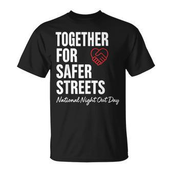 National Night Out Day August 2025 Women T-Shirt - Thegiftio