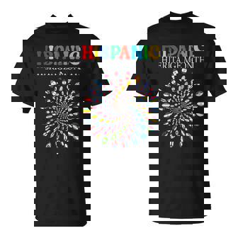 National Hispanic Heritage Month All Latin Countries Flags T-Shirt - Seseable