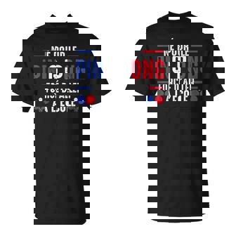 Né Pour Le Ping Pong Joueur De Tennis De Table Pongiste Fans T-Shirt - Cadeauxyz